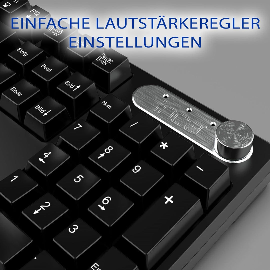 inca IWS-549U Kabelloses Tastatur Maus, Wiederaufladbar Leise mit Type-C & USB Empfänger, Wireless Q