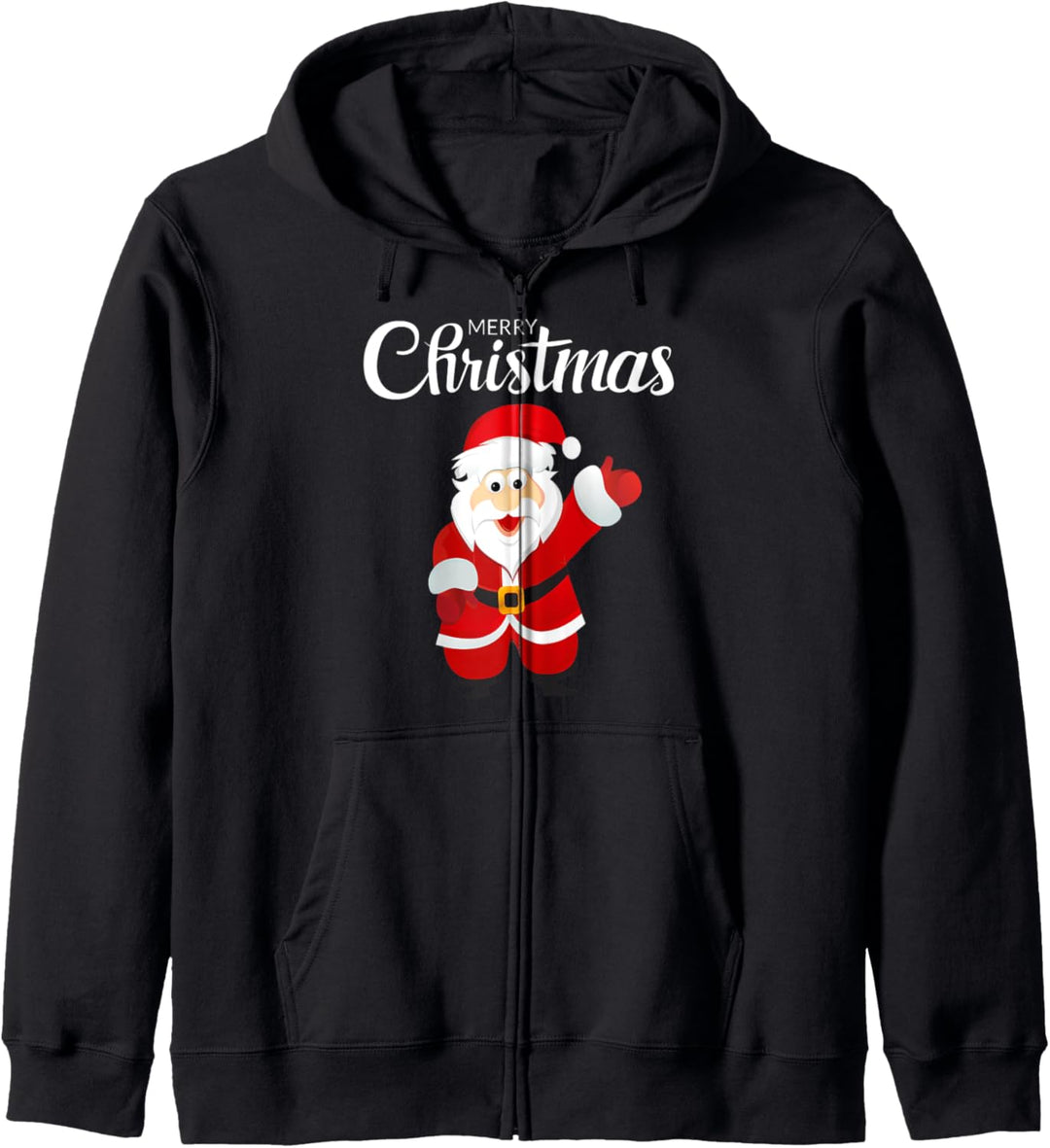 Merry Christmas mit Weihnachtsmann Kapuzenjacke