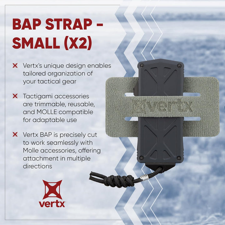 Vertx Tactigami BAP Tactical Belt Adapter Panel Strap Attachment Compatible with MOLLE System Access