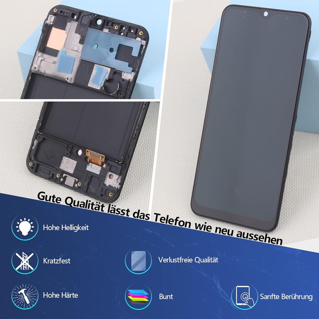 RongZy Kompatibel mit Samsung Galaxy A50 SM-A505FN/DS A505FD A505F A505A A505 Ersatz Bildschirm LCD