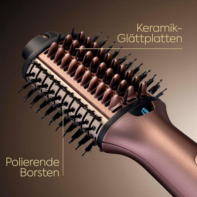 BaByliss Air Power Volume, Warmluftbürste und Heizbürste in einem, Anti-Frizz Ionen Technologie, Lan