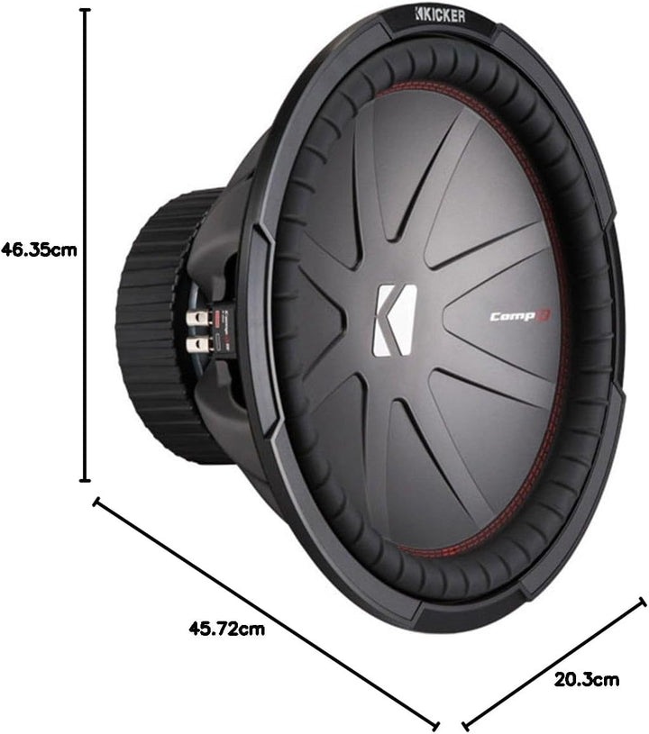 KICKER 43CWR154 15 Zoll Woofer CompR154 Schwarz