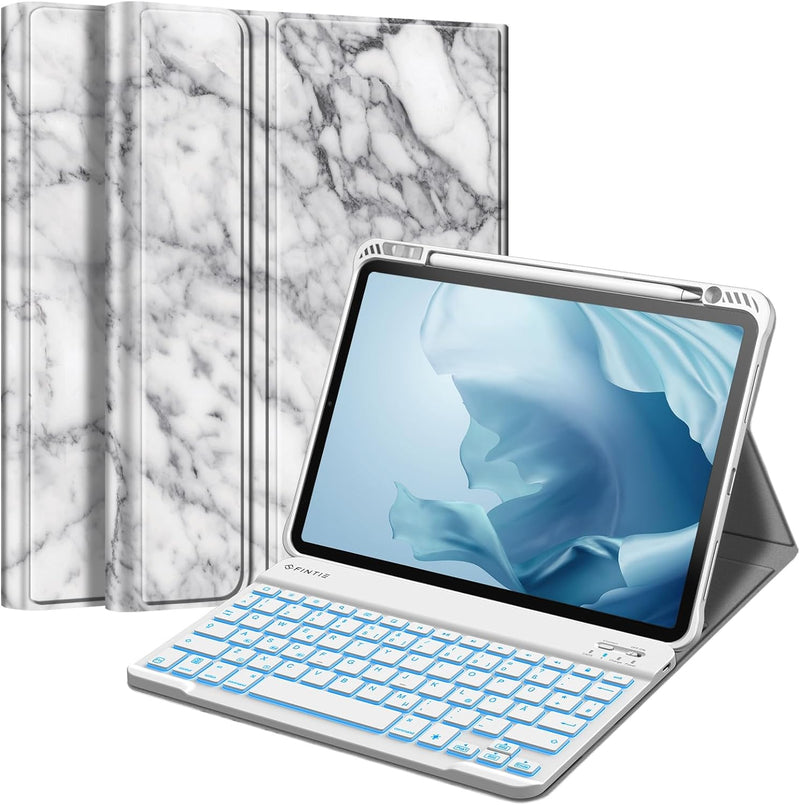 Fintie Tastatur Hülle für iPad Pro 11 Zoll 2022 / iPad Pro 11 2021/2020/ 2018 - Soft TPU Rückseite G