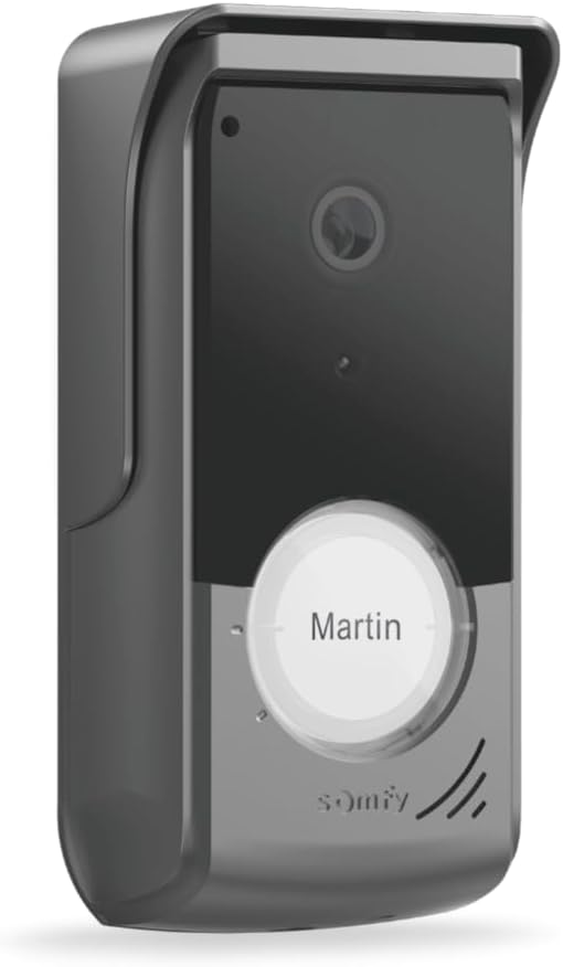 Somfy 1871229 – Video-Türsprechanlage V350 WLAN | Vernetzte Gegensprechanlage | 7-Zoll-Bildschirm |