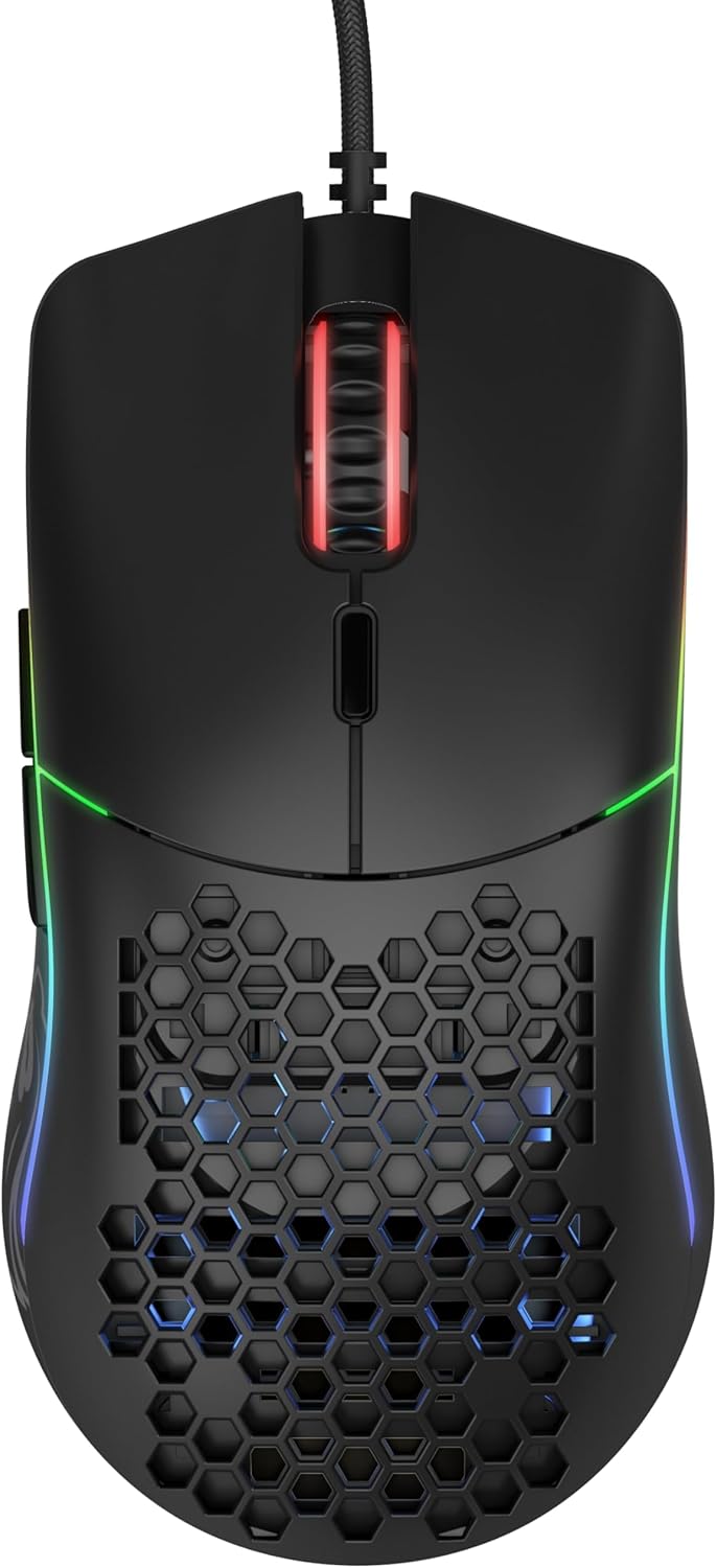 Glorious Gaming Model O Bedrade Gaming Muis - 67g Superlicht Honingraat Ontwerp, RGB, Pixart 3360 Se