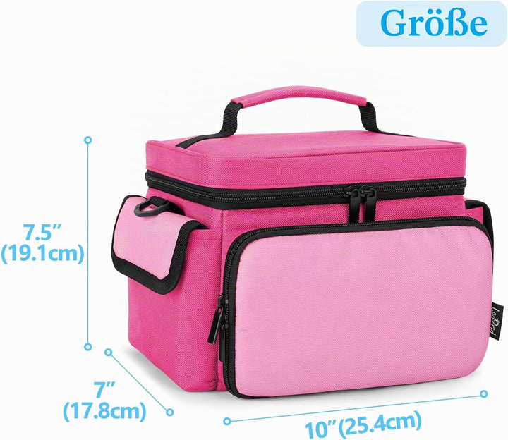 LoDrid Hülle kompatibel mit Toniebox, tragbare Tasche für Audioplayer Starter-Set mit Griff und Schu