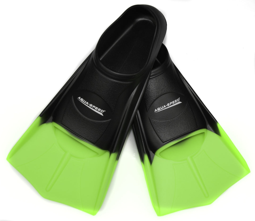 Aqua Speed HIGH TECH Kurze Trainingsflossen | Schwimmflossen | Schwimmtraining | Kurzflossen | Tauch