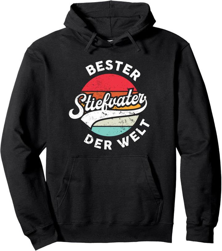 Bester Stiefvater der Welt Vintage Stiefpapa Vatertag Pullover Hoodie