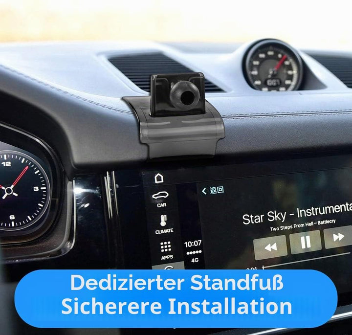 LUNQIN Auto-Handyhalterung für 2015–2023 Porsche Macan und 2019–2023 Porsche Cayenne [grosse Handys