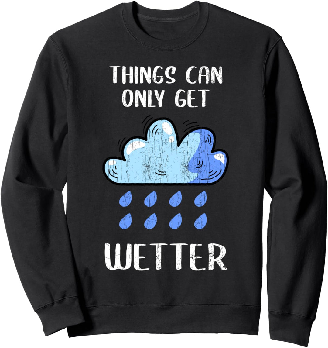 Lustiges, süsses Wolkendesign für ihn und sie zum Sweatshirt