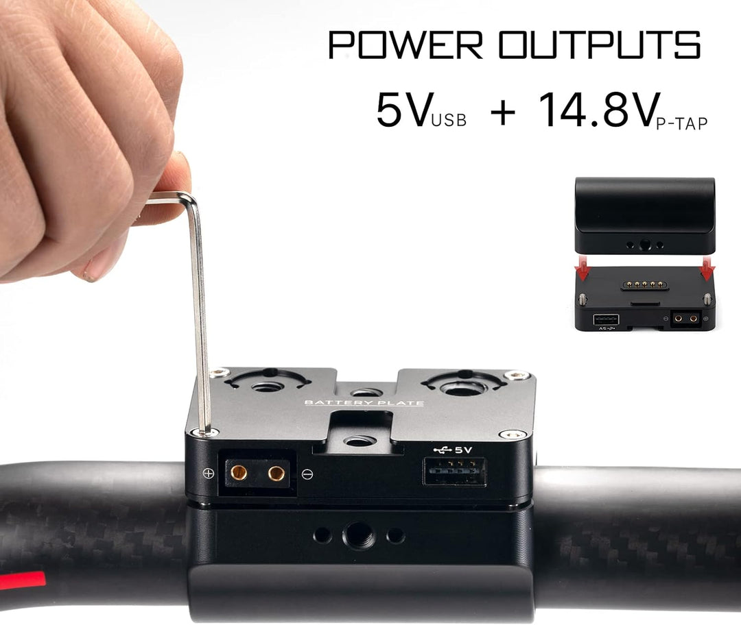 Tilta Netzteilmodul für Ringgriff Compatible with DJI RS 2,RS 3,RS 3 PRO TGA-RG-PM Stromversorgungsm