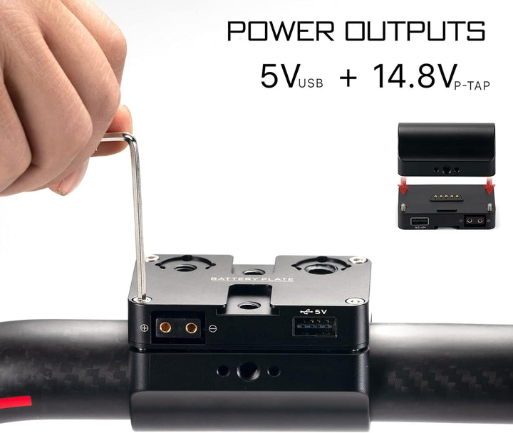 Tilta Netzteilmodul für Ringgriff Compatible with DJI RS 2,RS 3,RS 3 PRO TGA-RG-PM Stromversorgungsm