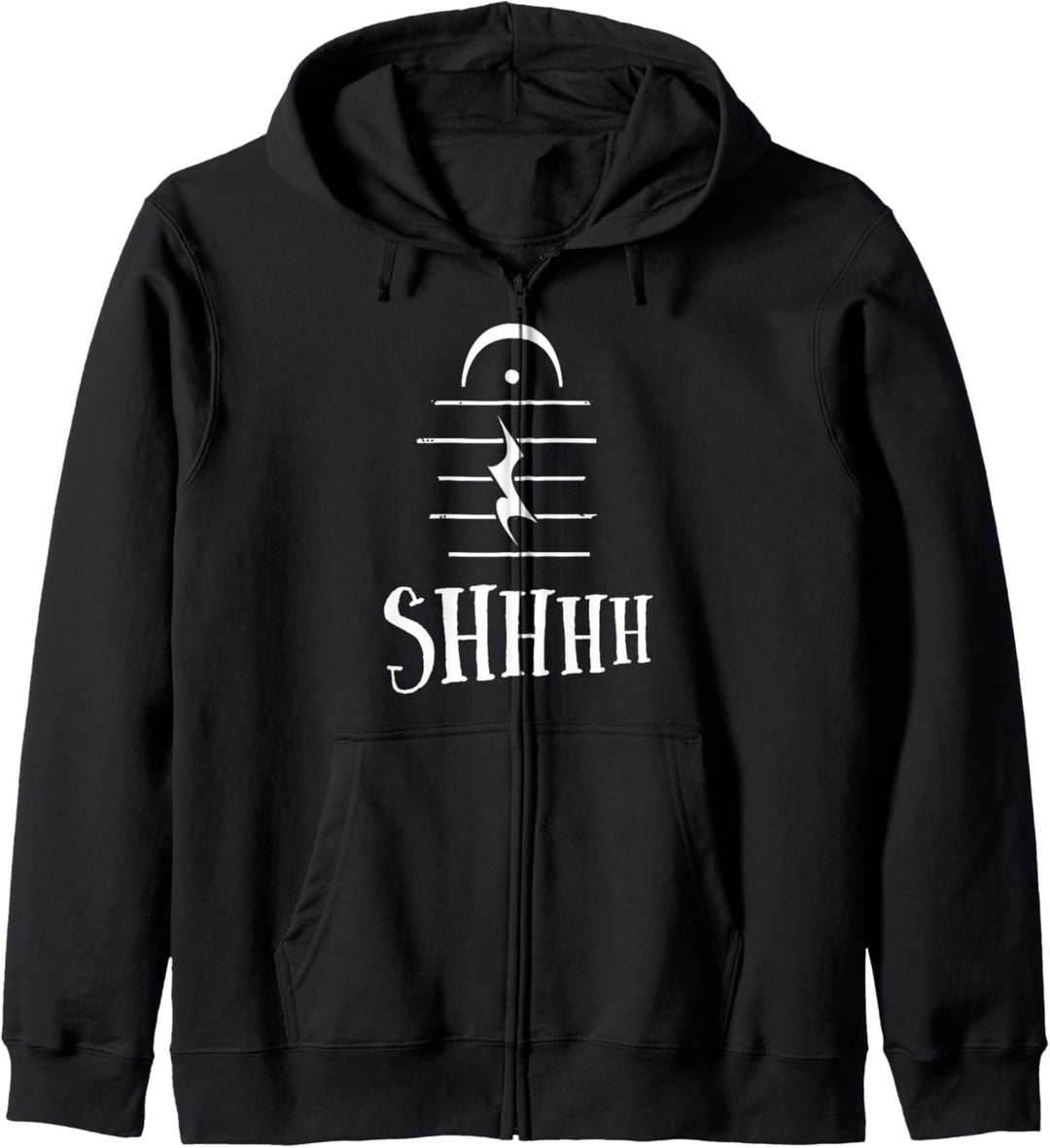 Shhh Music Note Rest Choir Orchestra Marching Band Gift Kapuzenjacke