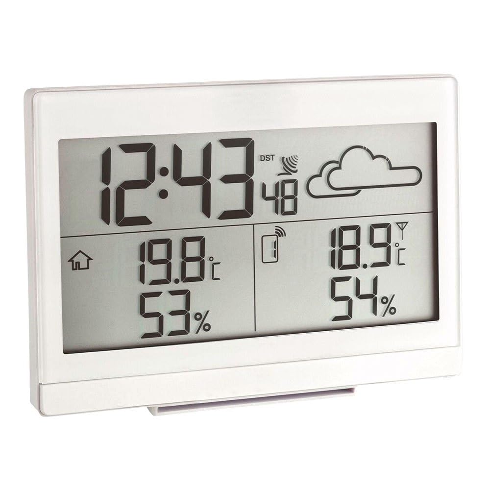 TFA Dostmann Casa Funk-Wetterstation, Wettervorhersage, Aussentemperatur, Innentemperatur, Luftfeuch