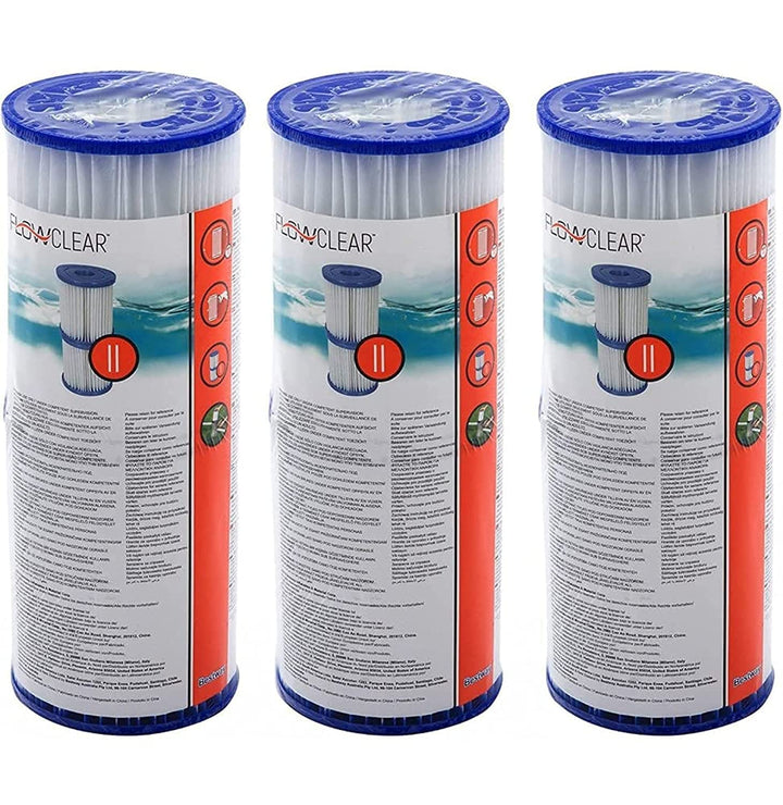 Bestway 58094 Filterkartusche Gr. II (3 Doppelpack = 6 Filter)