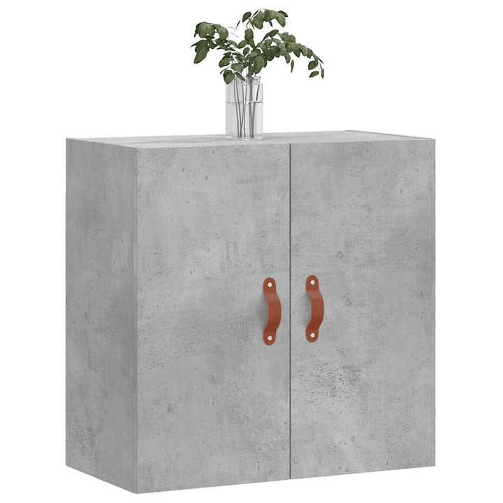 prissent Wandschrank Betongrau 60x31x60 cm Holzwerkstoff Schrank Wandmontage Wohnzimmer Schlafzimmer