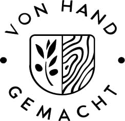 das Olivenholzbrett® Mörser und Stössel aus Olivenholz/im Naturschnitt und mit Rindeteilen am Rand/c