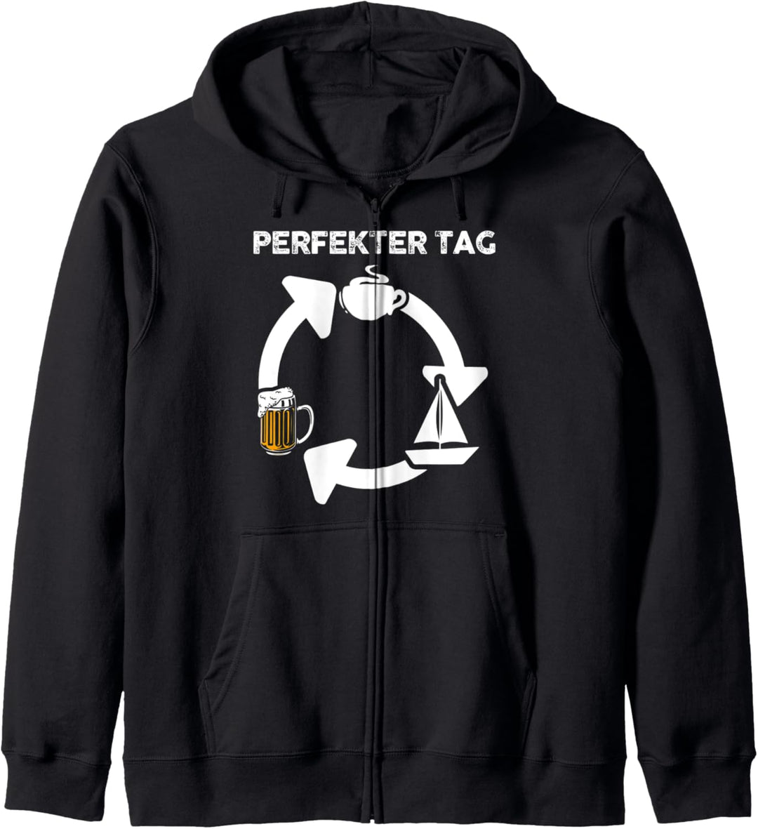 Segeln Segler Segelboot Kapuzenjacke