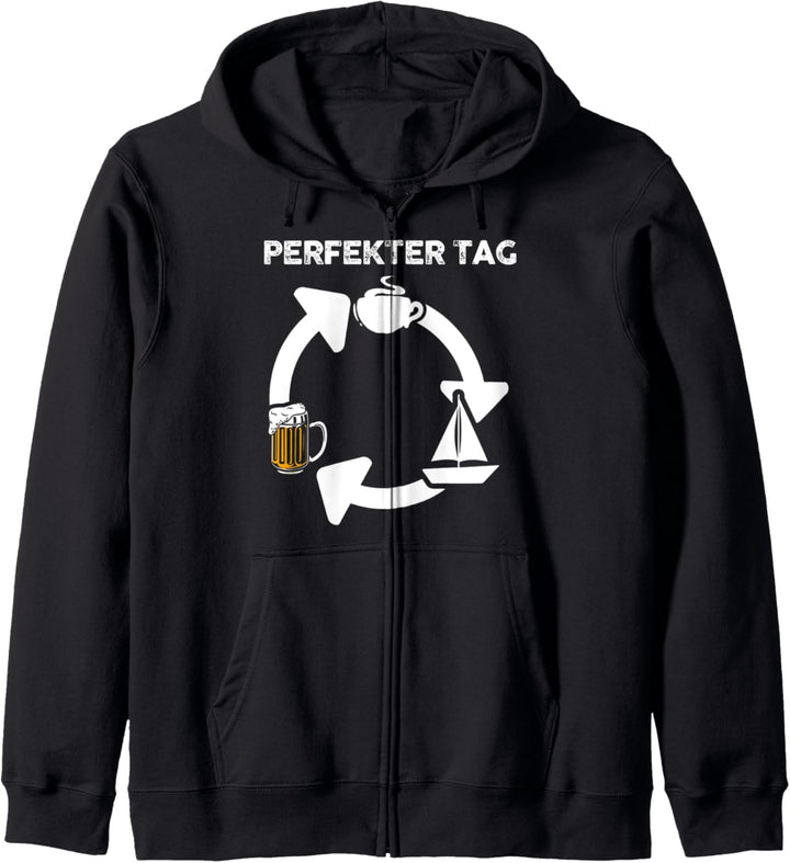 Segeln Segler Segelboot Kapuzenjacke