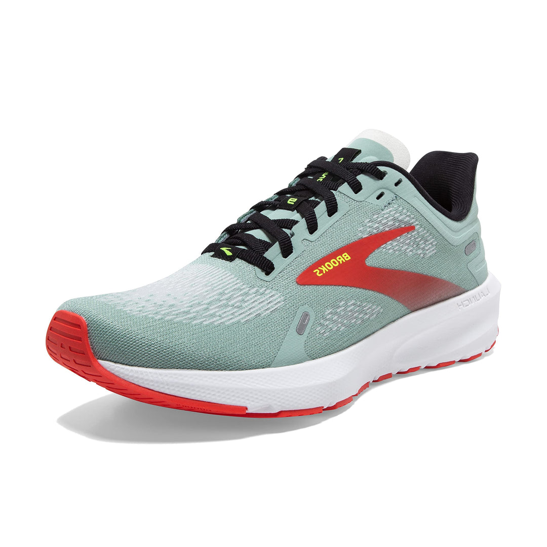 Brooks Men's Launch 9 Sneaker 46.5 EU Blue Surf Black Cherry Tom, 46.5 EU Blue Surf Black Cherry Tom