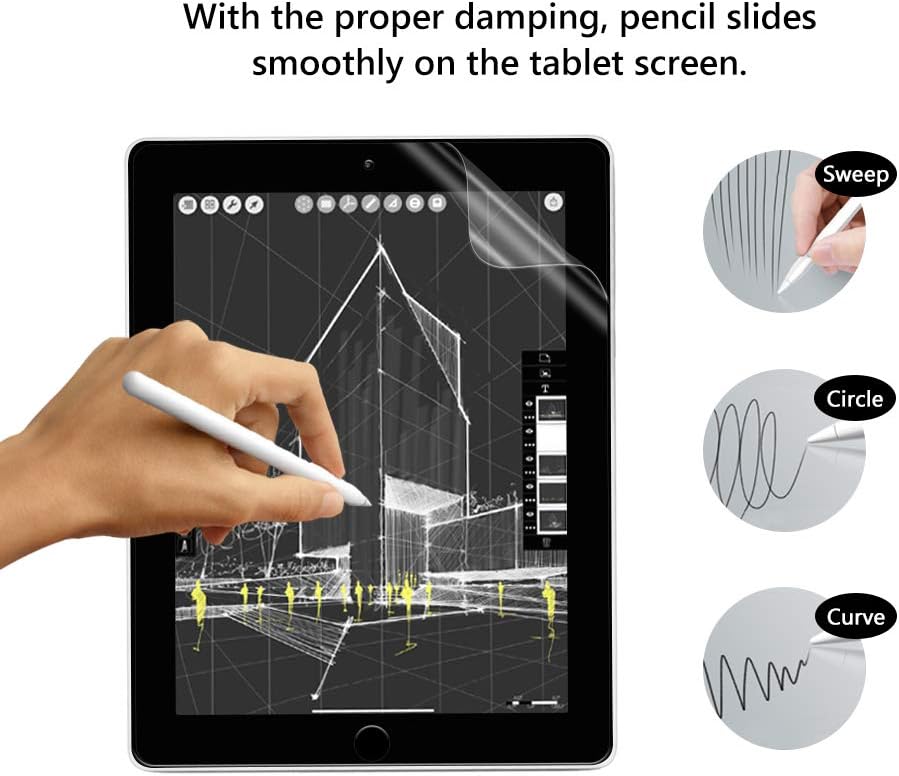 Thorani 2 Stück Paper-Feel Schreib- & Zeichenfolie für Microsoft Surface Book 3/2 / 1 (13" Zoll) - k