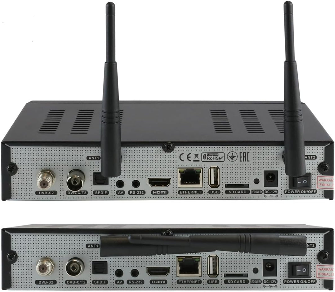 OCTAGON SF8008 UHD 4K Supreme Combo Receiver + NONIC HDMI Kabel, Sat- Kabel- & DVB-T2 Receiver, E2 L