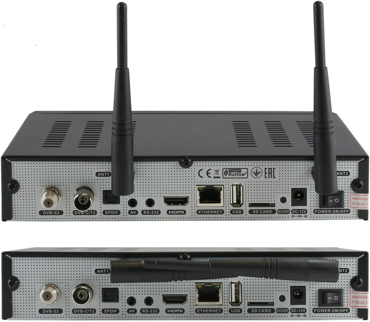 OCTAGON SF8008 UHD 4K Supreme Combo Receiver + NONIC HDMI Kabel, Sat- Kabel- & DVB-T2 Receiver, E2 L