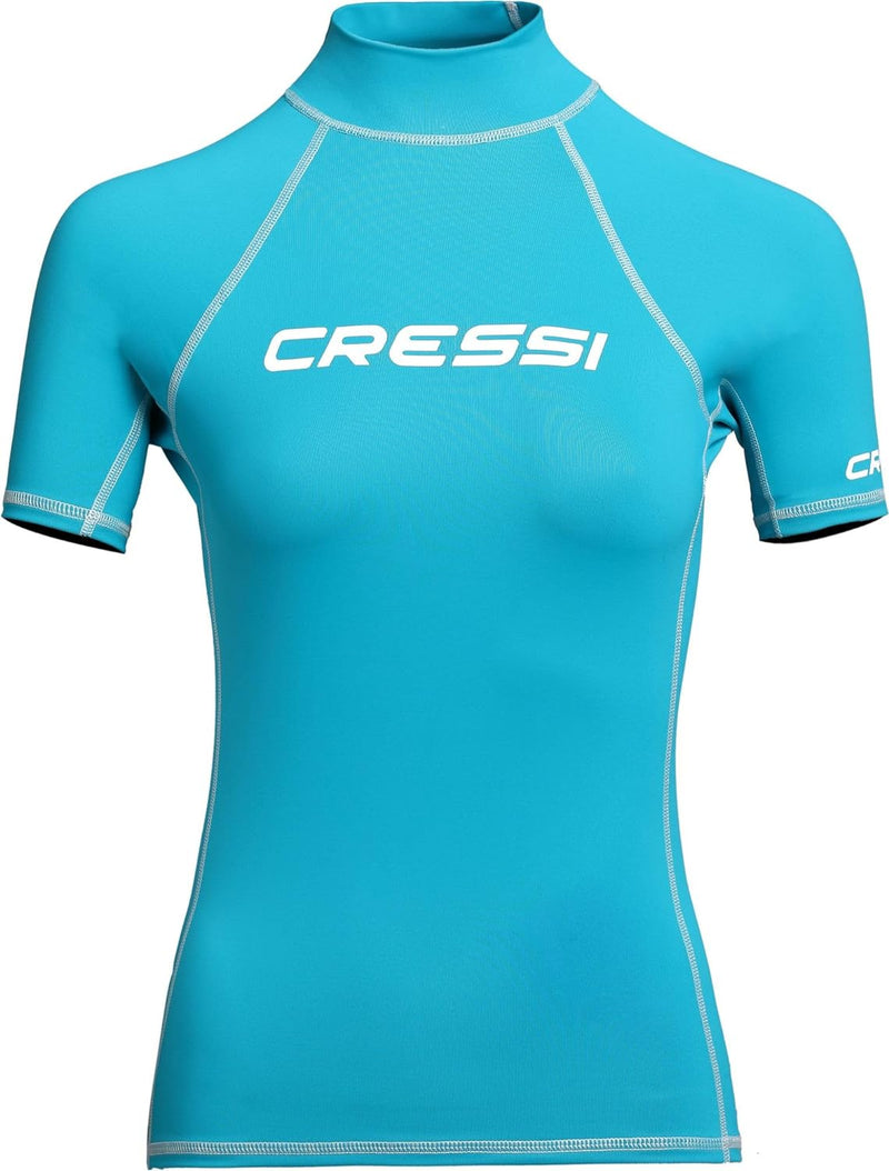 cressi Lady Rash Guard – Schützender Rashguard Damen Kurze oder Langen Ärmel für Sup und Wassersport