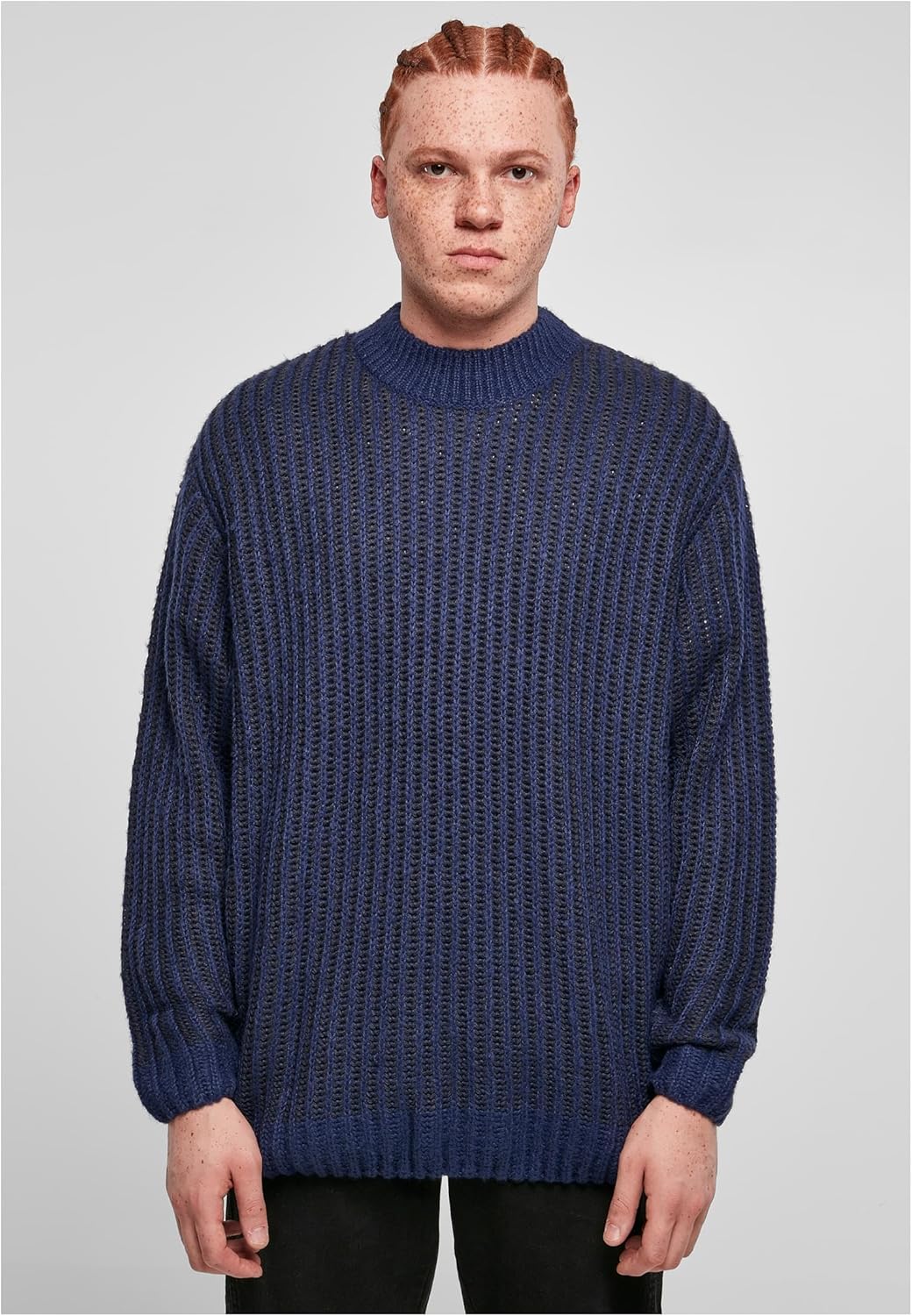Urban Classics Herren Sweatshirt, XXL Darkblue/Midnightnavy