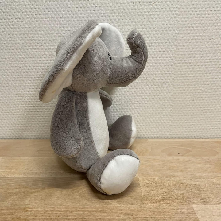 mamir home Elefant Baby Geschenk Kuscheltier personalisiert mit Name & Geburtsdaten I 28cm I Geschen