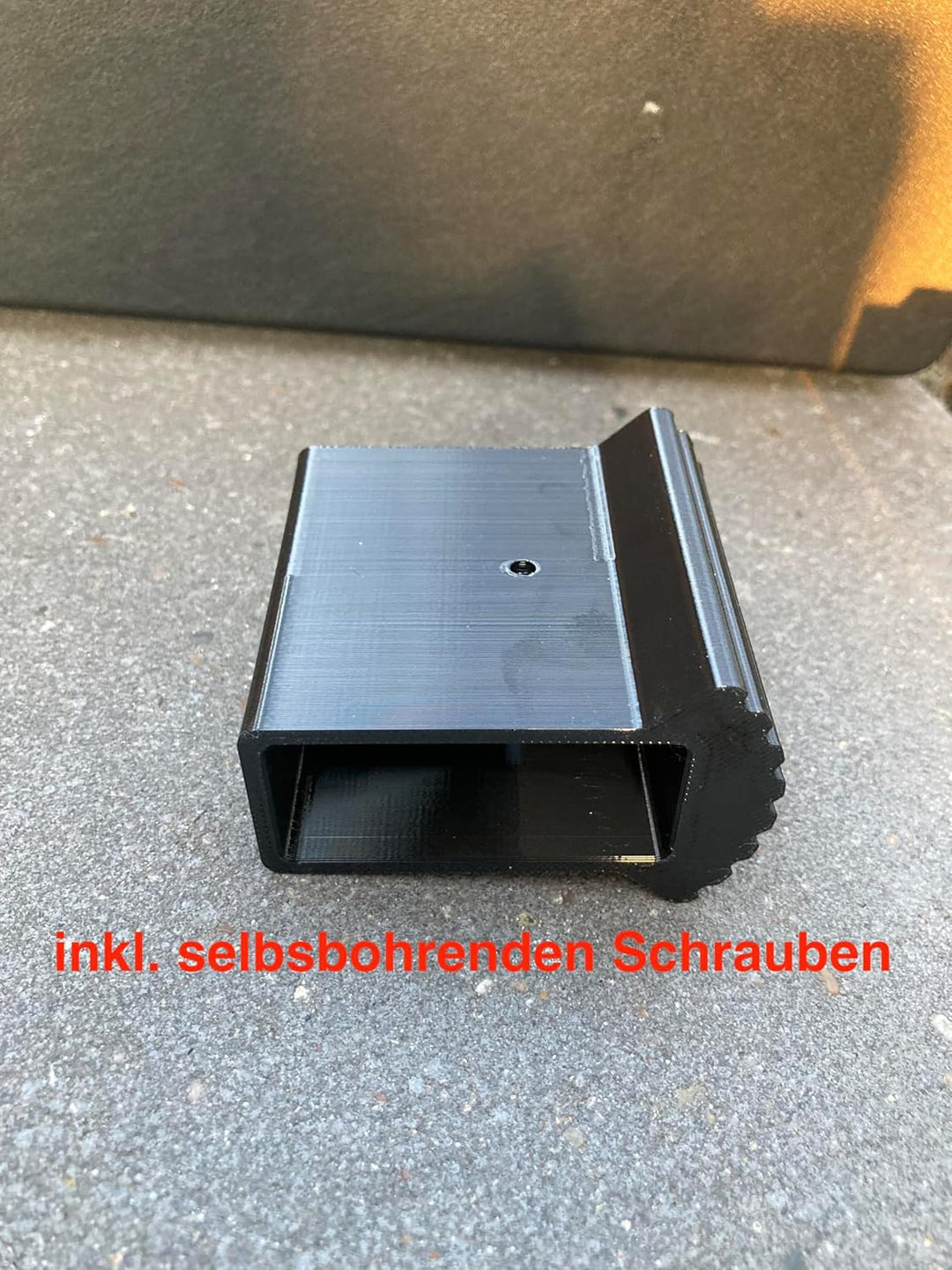 4 Leiterfüsse/Aussenschuhe 50x22mm OHNE Noppen auf der Innenseite für Traversen