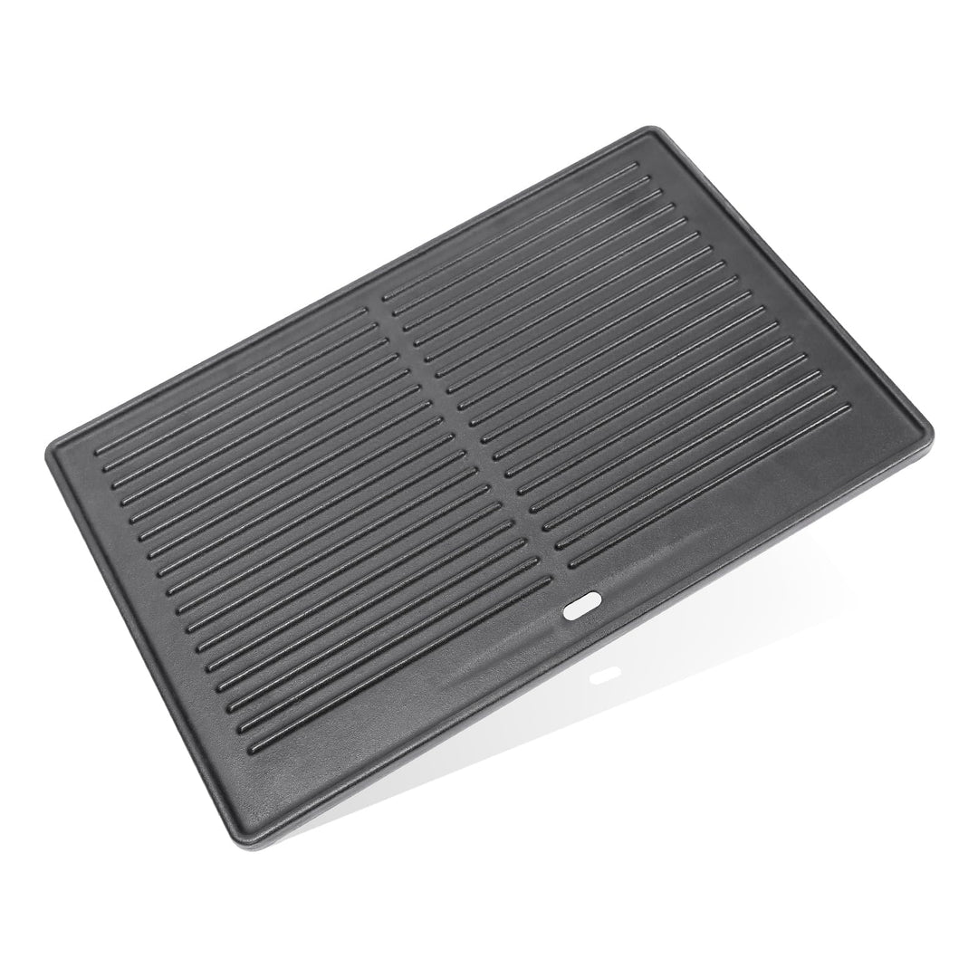 Denmay Grillplatte Gusseisen 41,5 x 27,5cm für Tepro Toronto, TAINO Hero XL Holzkohlegrill, Activa A