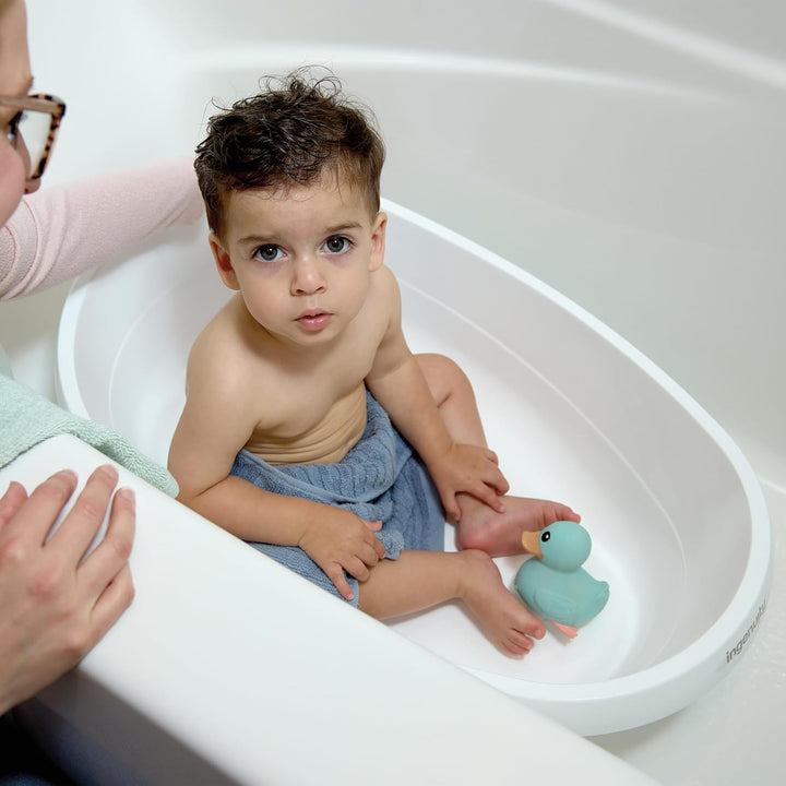 Ingenuity Full Comfort 3-in-1-Badewanne, 3-Phasen-Nutzung, Stützendes Tragetuch, Gestützter Sitz, OM