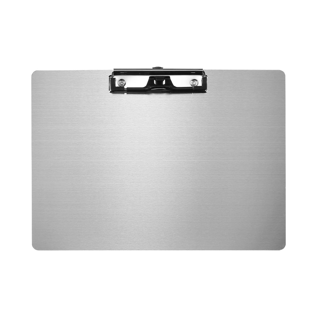Metall-Klemmbrett,A4 Grösse Edelstahl Zwischenablage,Clipboard zum Aufhängen, Schreibblock für Stude