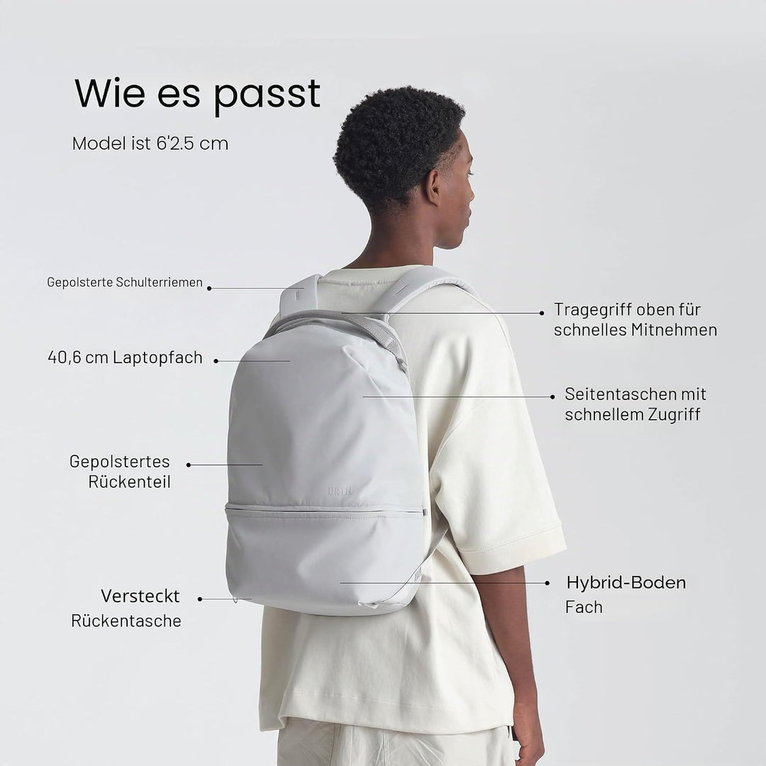 Urth Arkose 20L Modularer Kamera- und Laptop-Rucksack – wasserabweisende, diebstahlsichere, recycelt