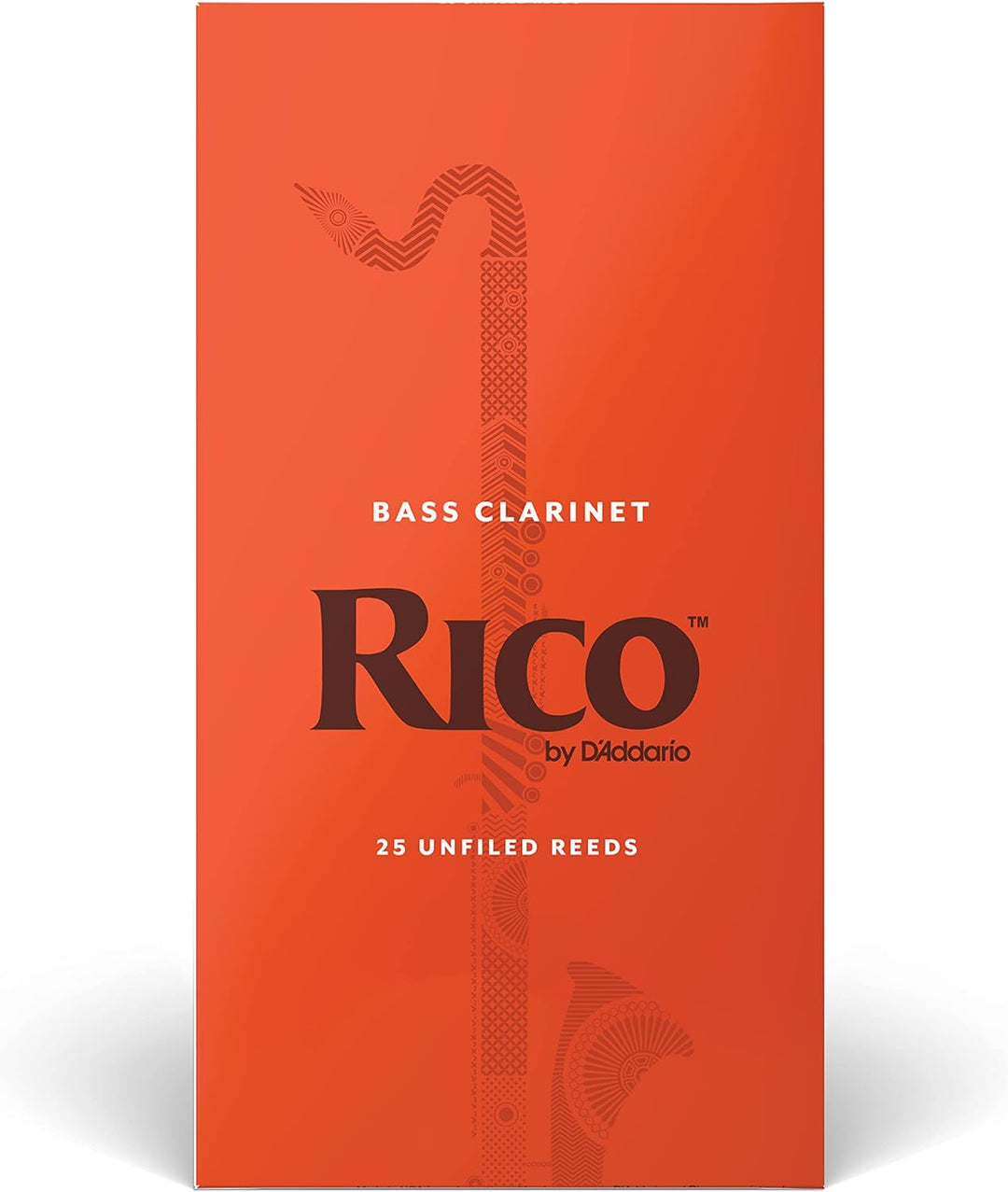 RICO Blätter für Bass-Klarinette Stärke 3.5 (25 Stück) Stärke 3.5 25 Packung, Stärke 3.5 25 Packung