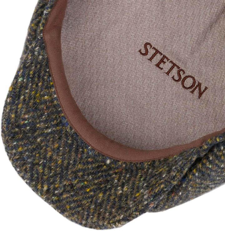 Stetson Hatteras Schildmütze Damen Herren 100% Schurwolle Flatcap mit Baumwollfutter Herbst Winter 5