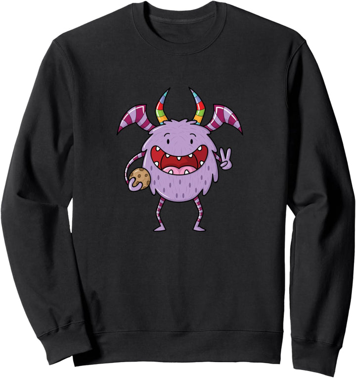 Monster mit Keks Sweatshirt