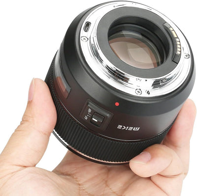 Meike 85mm F1.8 EF-Mount Vollformat Autofokus Teleobjektiv mit grosser Blende für Canon EOS EF-Mount