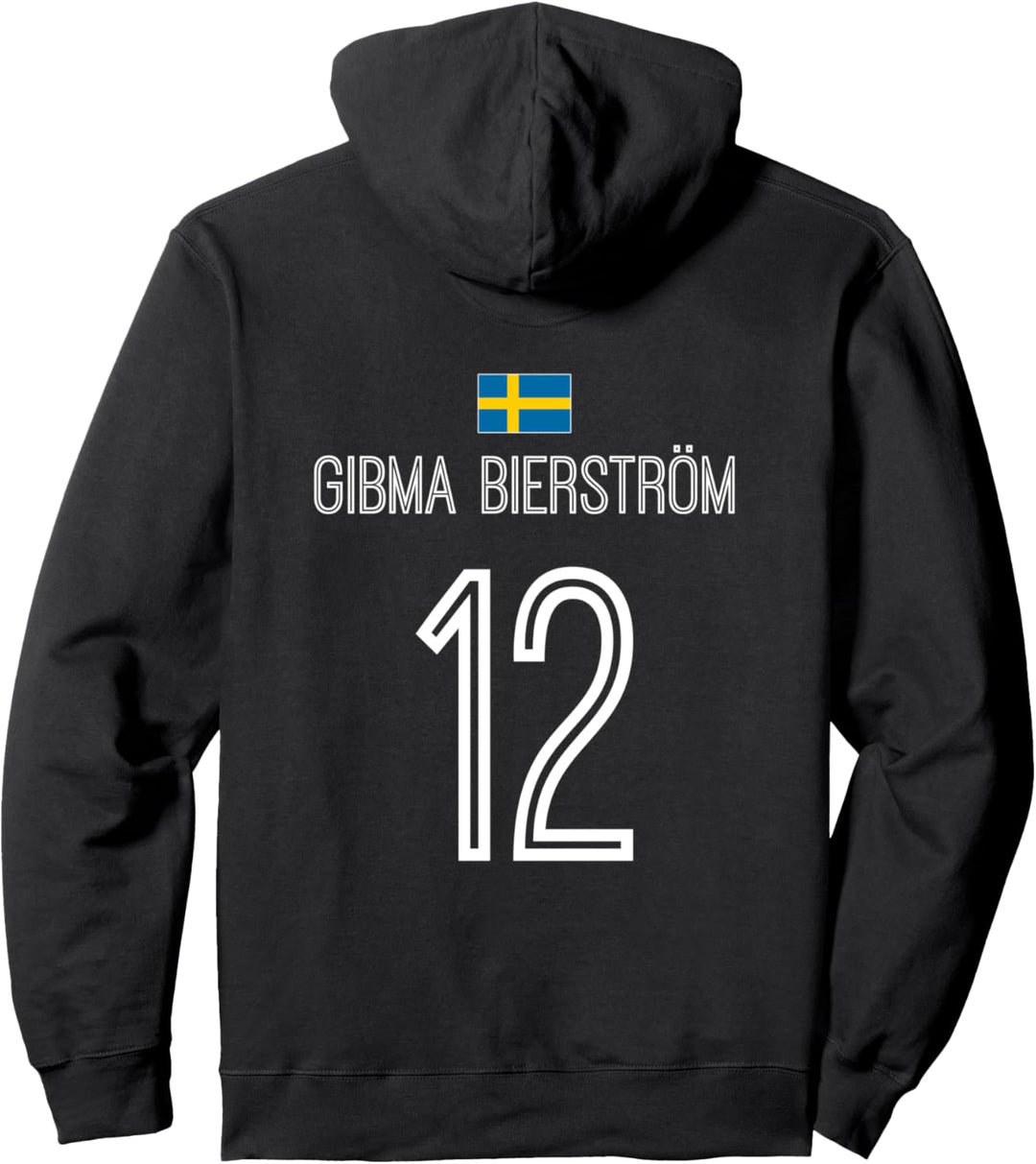 Schwedische Namen Sauf und Party Trikot Fussball Pullover Hoodie