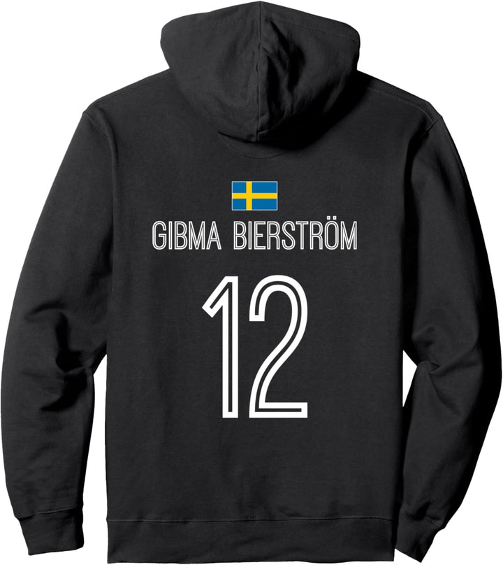 Schwedische Namen Sauf und Party Trikot Fussball Pullover Hoodie