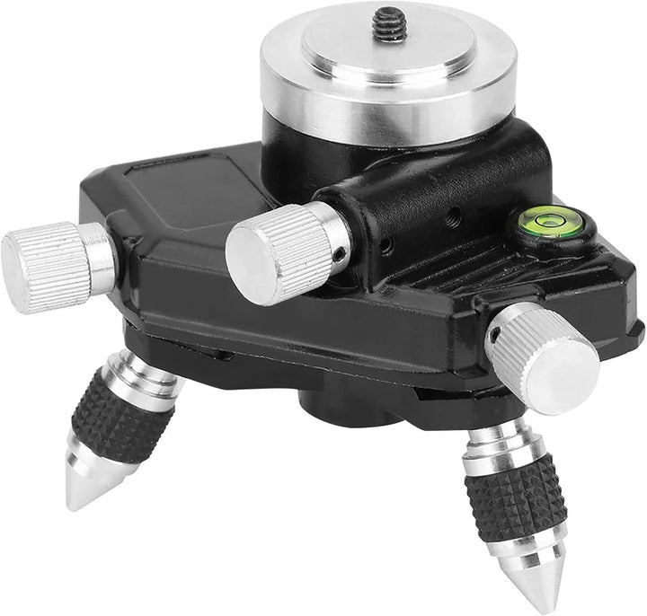 Oumefar 360 ° Laser Level Stand 360 Grad Standard Stativhalterung aus Aluminiumlegierung mit 1/4"Gew