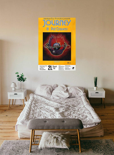 Journey - Infinity, Mannheim 1978 » Konzertplakat/Premium Poster | Live Konzert Veranstaltung | DIN