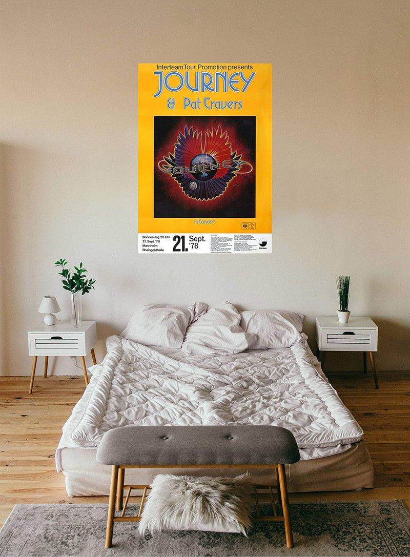 Journey - Infinity, Mannheim 1978 » Konzertplakat/Premium Poster | Live Konzert Veranstaltung | DIN