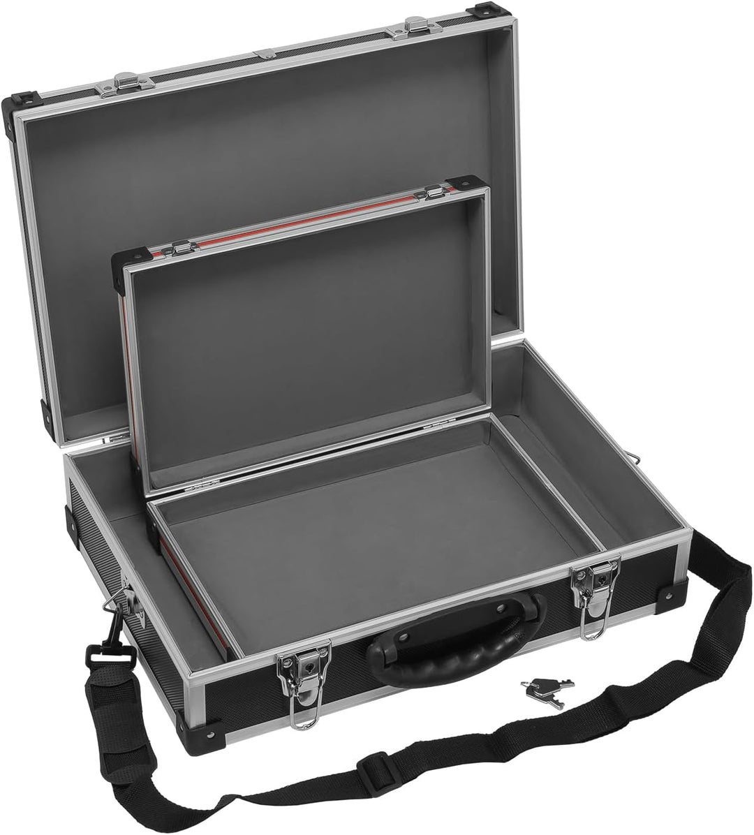 anndora® Werkzeugkoffer leer 2 Koffer - nestbar Set gross klein, Set gross klein