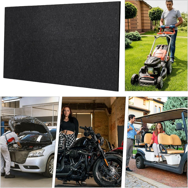 Ölmatte unter dem Auto, wasserdicht, rutschfeste Garagenmatte, Auffahrt, Bodenschutz, waschbar, Tepp