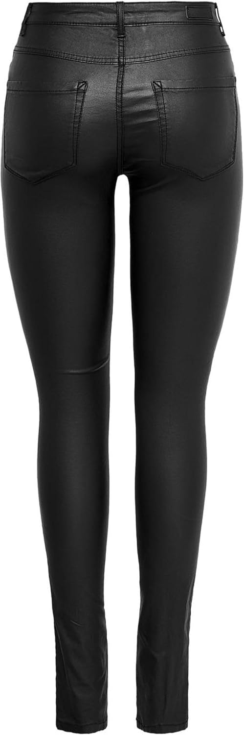 ONLY Female Kunstlederhosen ONLROYAL Skinny Fit Kunstlederhosen XS / 34L Black 1, XS / 34L Black 1