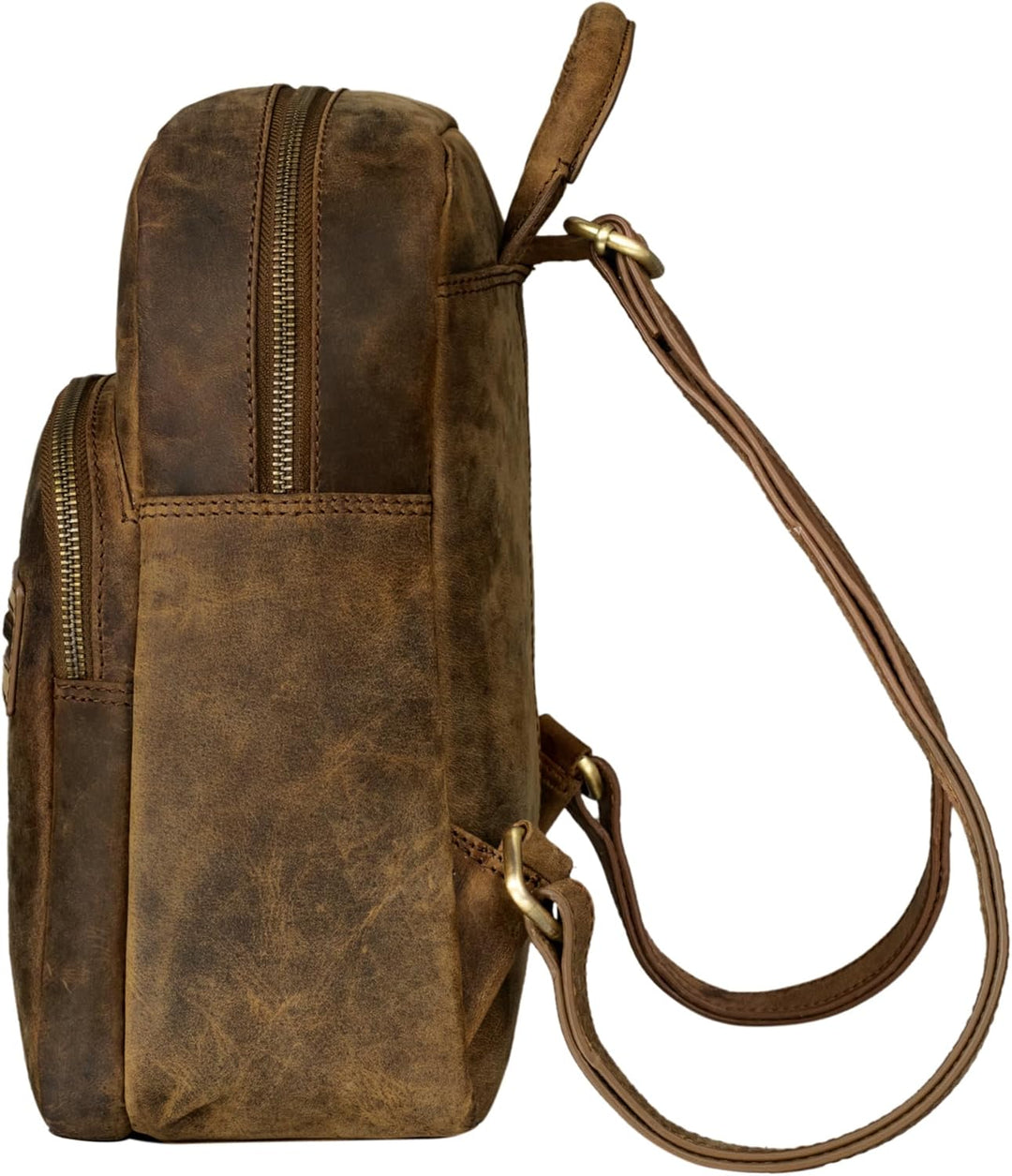 STILORD 'Alba' Kleiner Leder Rucksack Damen Vintage Daypack City Lederrucksack klein Handtasche Echt