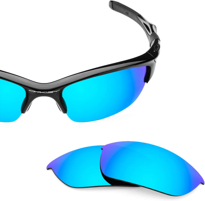 REVANT Ersatzgläser für Oakley Half Jacket 2.0 - Kompatibel mit für Oakley Half Jacket 2.0 Eisblau M
