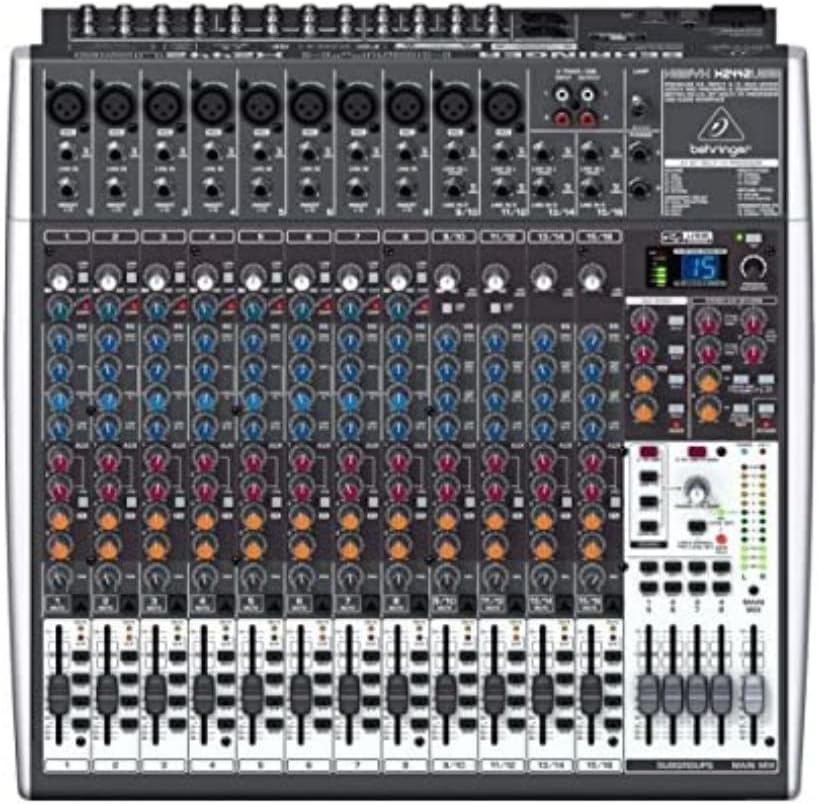 Behringer XENYX X2422USB Premium 24-Input 4/2-Bus Mixer mit XENYX Mic Preamps und Compressors, Briti